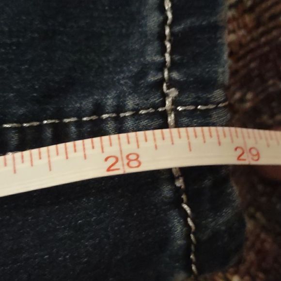 Seven7 Size 6 Skinny Ankle Jeans Metallic Thread - Picture 9 of 10